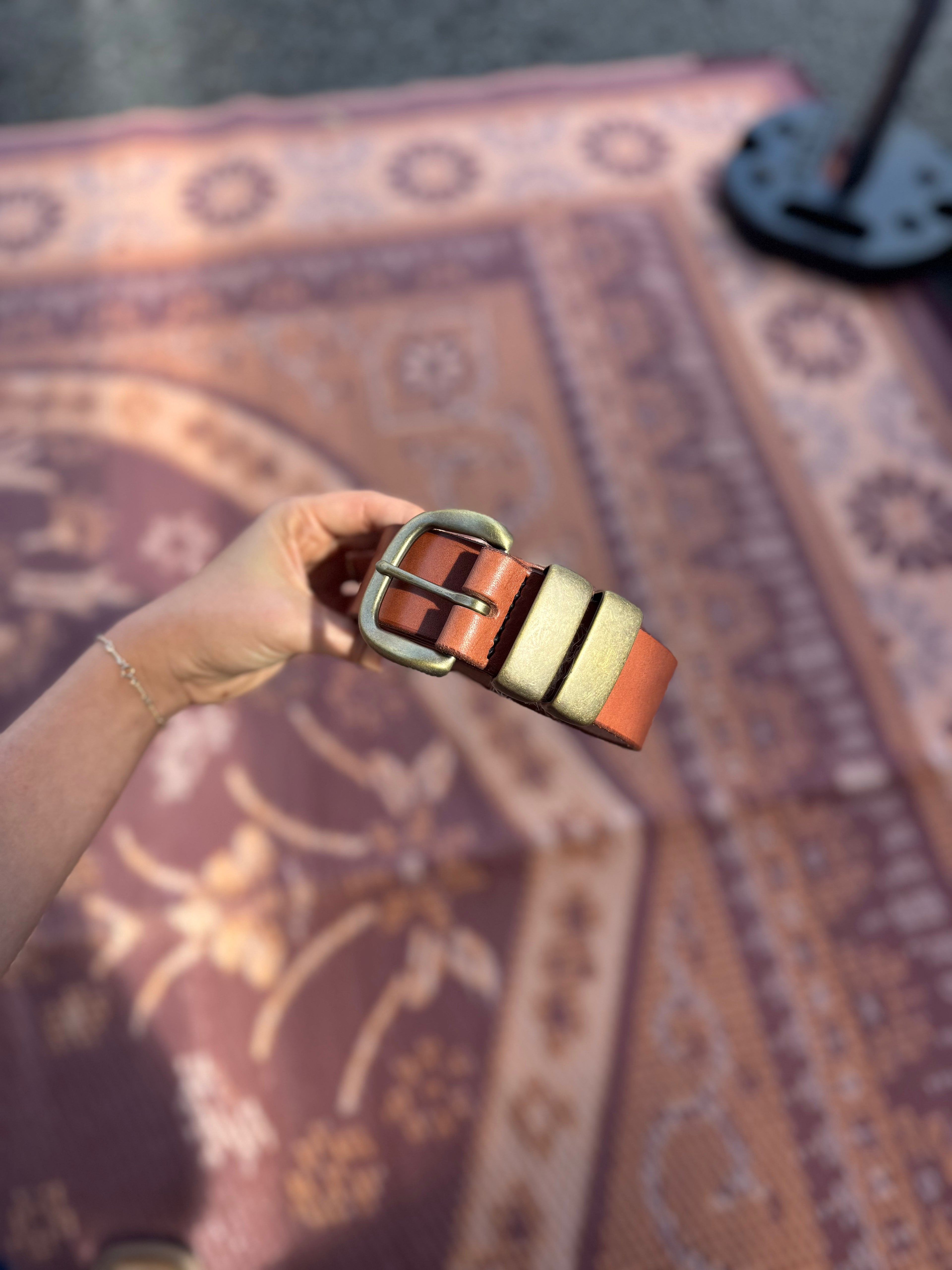 Tan Bushman Wide Belt