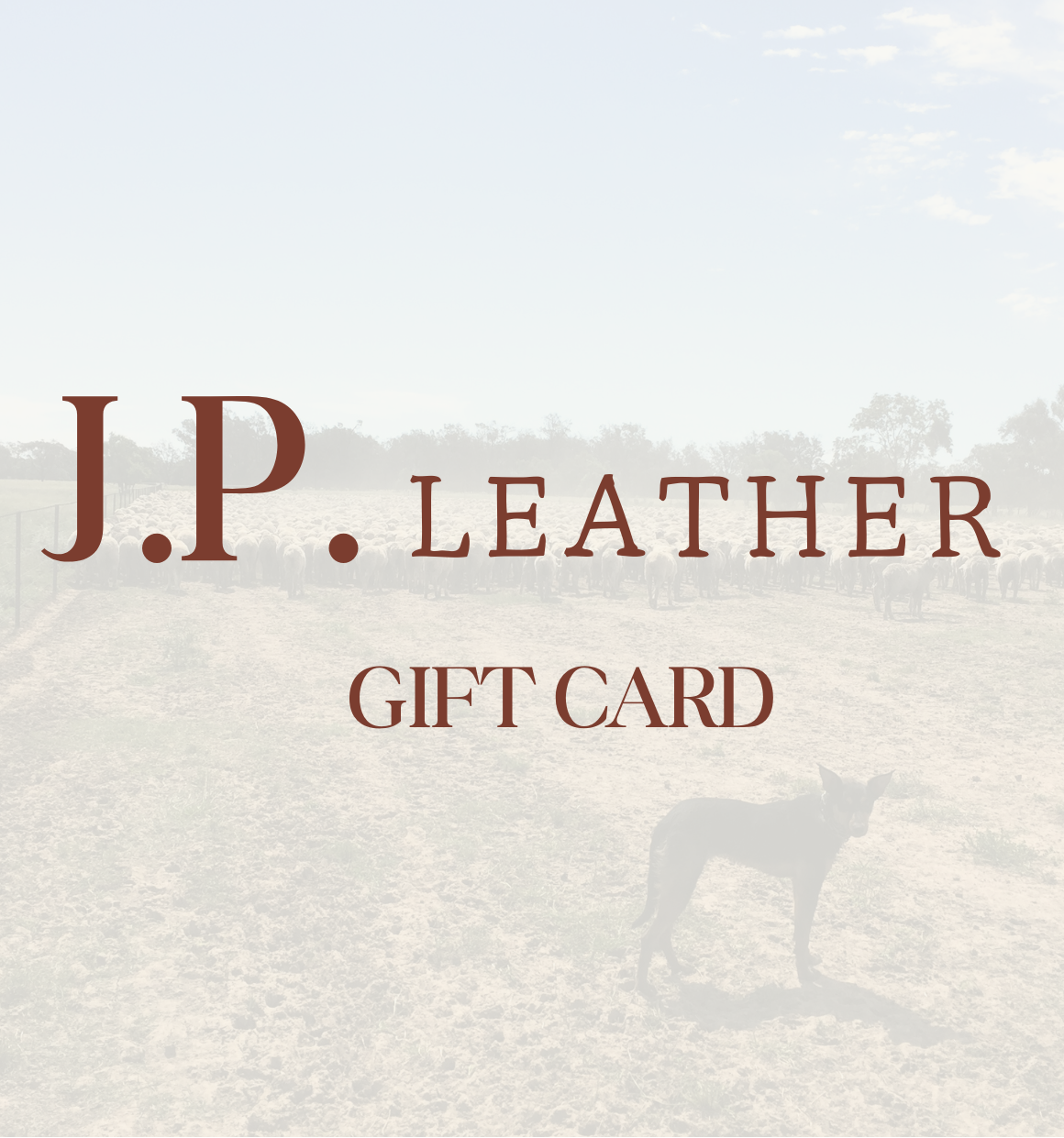 J.P. Leather Gift Card
